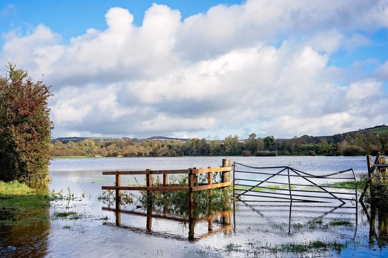 Jacqueline Rackham took these photos of the River Arun looking very high in Arundel.