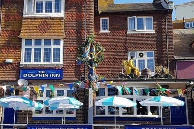 The Dolphin, Rock-a-Nore Road, Hastings Old Town, has a sun terrace