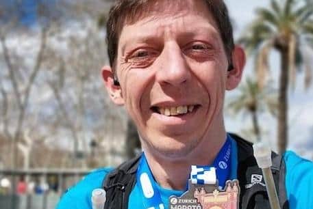 Marathon runner Rob Dyke