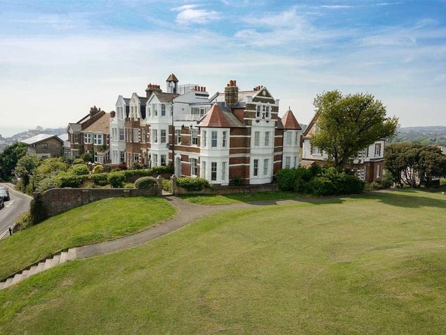 The flat, on the West Hill, is part of a distinctive Edwardian terrace