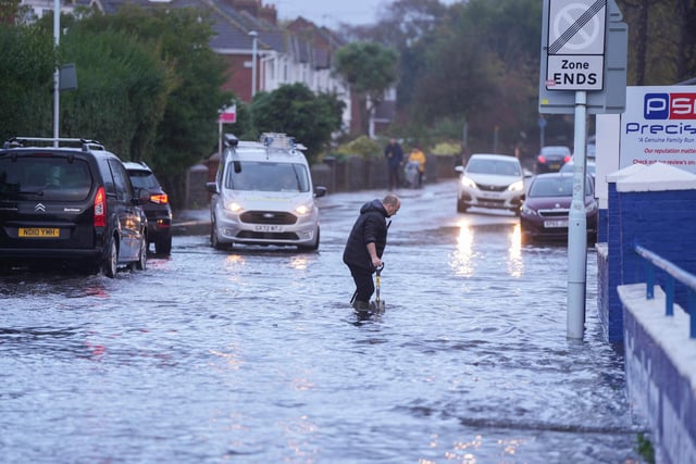 Flooding in South Farm Road, Worthing