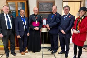 The Bishop of Chichester was joined by councillors from around Sussex to pay their respects for Remembrance Day.
