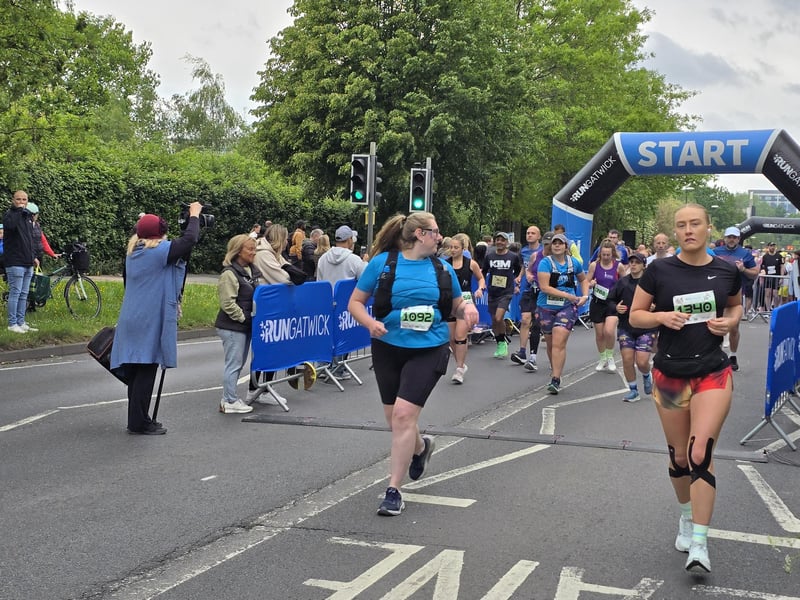 Run Gatwick 2026 half marathon and 5k
