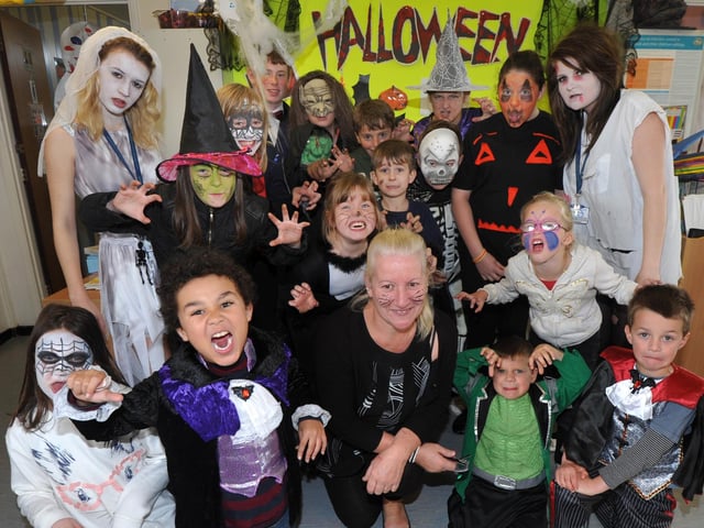 Halloween fun at the Big Cats centre at Sussex Downs College in 2012.