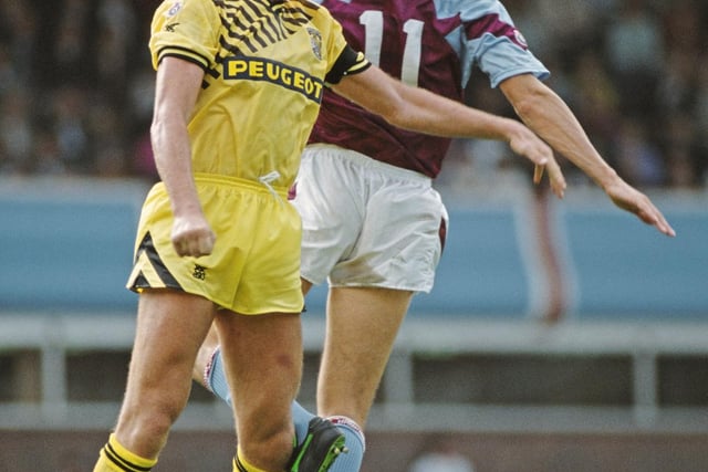 Ian Olney joined Oldham for £805,000 in the 1992/93 season from Aston Villa.