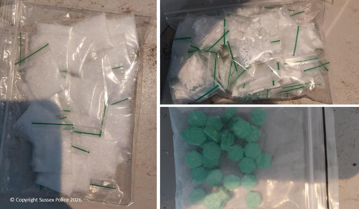 Hove drug dealer posing as a food delivery rider pleads guilty