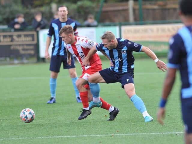 Steyning Town v Crowborough Athletic in the SCFL premier