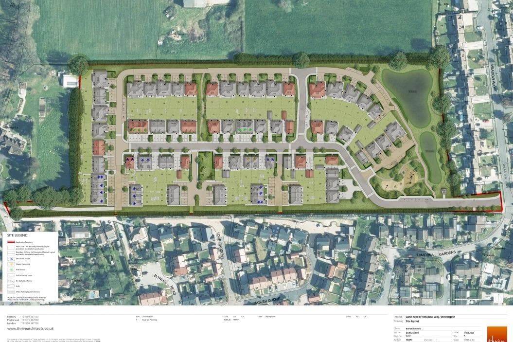 Westergate Details of 89-home Westergate site revealed