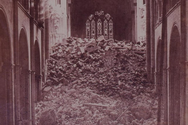 Collapse of the Chichester Cathedral spire