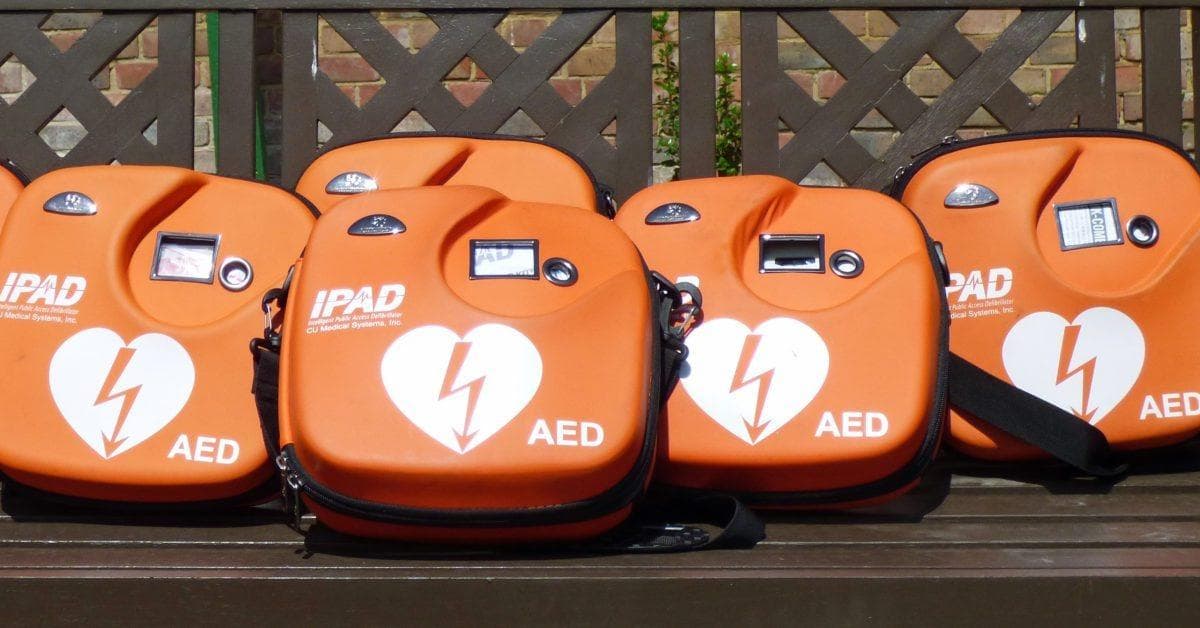 Defibrilliators Life saving defibrillators ready to be relocated where they are needed ...
