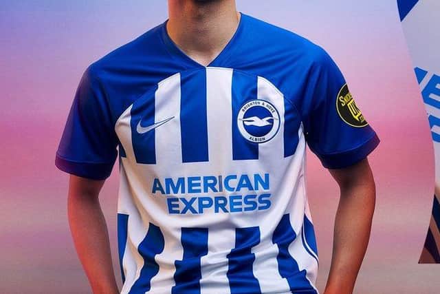 The kit is made from recycled polyester fibres and Nike Dri-FIT technology, with the club describing the loose fit as giving the shirt a ‘relaxed feel’ – available in men's, women's, youth and infant. (Credit: BHAFC)