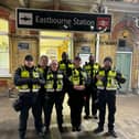 Eastbourne welcomed the Night Safety Marshals on Friday, 26 January, a new team that work with police and partners to help keep people safe while on a night out. Picture: Sussex Police