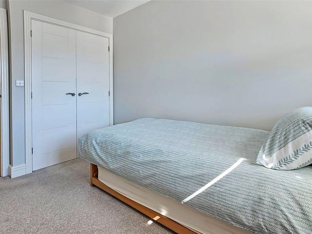 This stunning four-bedroom executive home has come on the market in Littlehampton with Graham Butt priced at £685,000. The detached house was built in St Winefrides Road in 2017 and this is the first time it is being offered to the market since new.