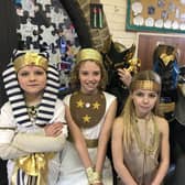 Amazing Ancient Egyptian costumes made by the Year 5 children and their parents.