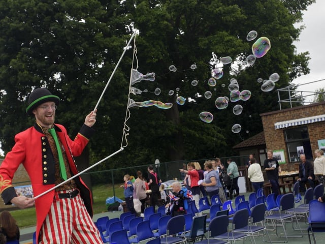 QEII enjoyed performances from Bezerkaz Circus