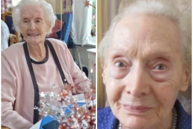 Margaret, left, was 104 on November 7 and Grace turned 100 on November 29