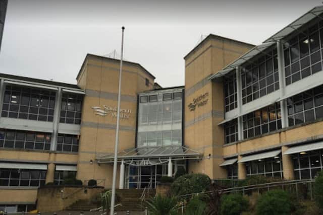 Southern Water’s headquarters in Yeoman Road, Worthing. Photo: Google Street View
