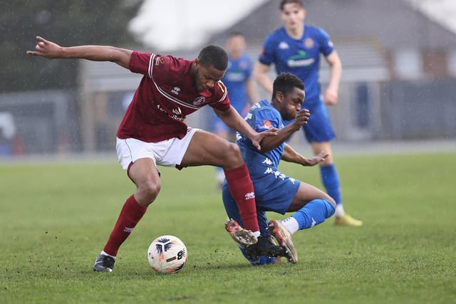 Action from Worthing's National League South defeat at Chelmsford