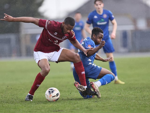 Action from Worthing's National League South defeat at Chelmsford
