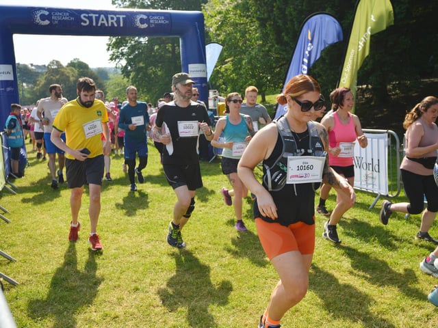 Hastings Race for Life 2023 in Alexandra Park.