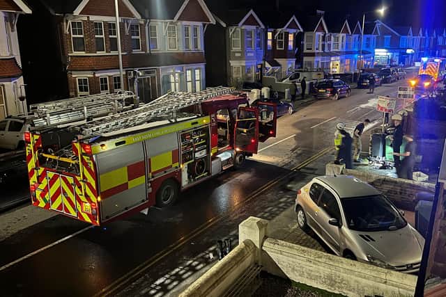 The Fire and Rescue service attended the incident last night.