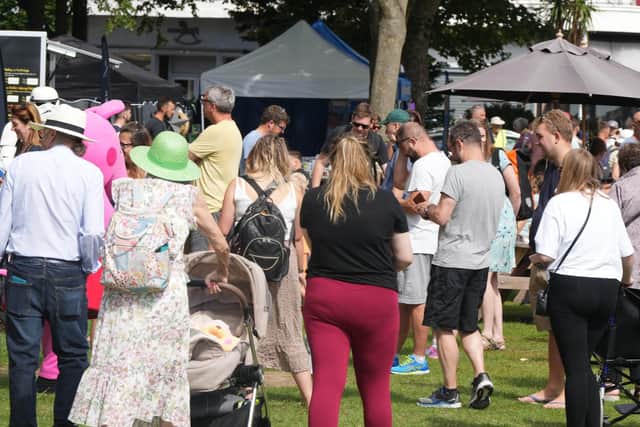 The bumper summer carnival, based in Steyne Gardens, was a three-day community celebration involving local groups, live music, magicians, children's entertainment, stalls and refreshments.