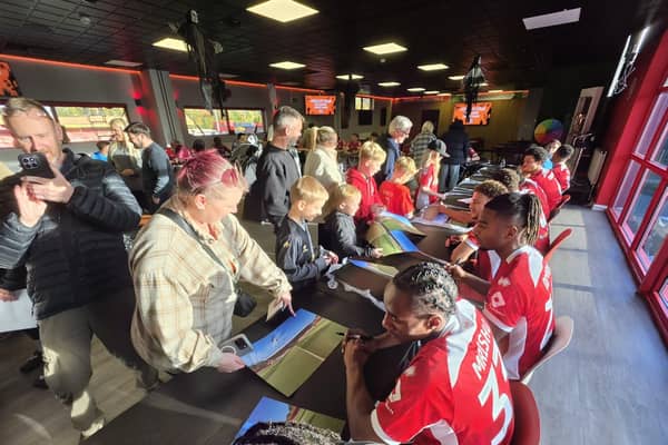 Crawley Town held a Halloween signing special where fans met the players and had their memorabilia signed