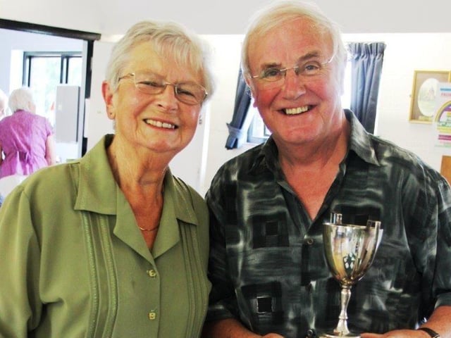 Seamus Buckley won the Godfrey Challenge Cup for most prizes in the rose classes