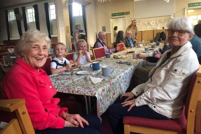 Young and old meet up for tea and a chat at the Five Loaves Cafe at Storringon Chapel Hall