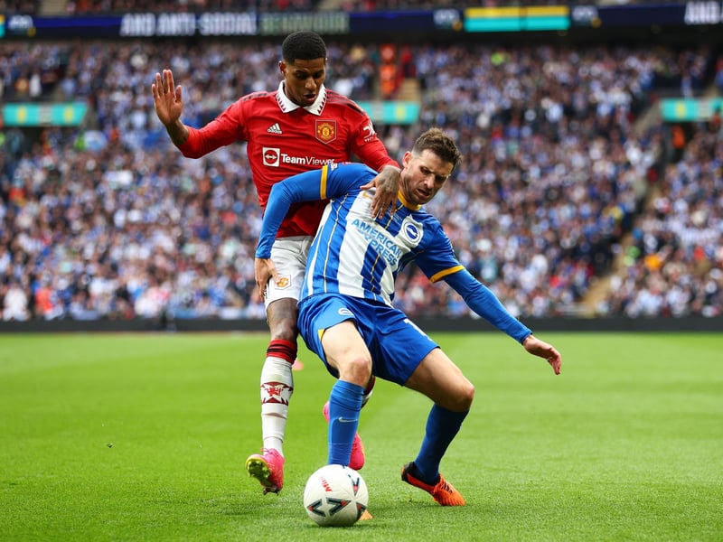 Dealt with the threat of Rashford well and managed to link up nicely with March on a number of occasions. Deserved at least one assist from one of the delicious corners he whipped in. Excellent penalty in the shootout.