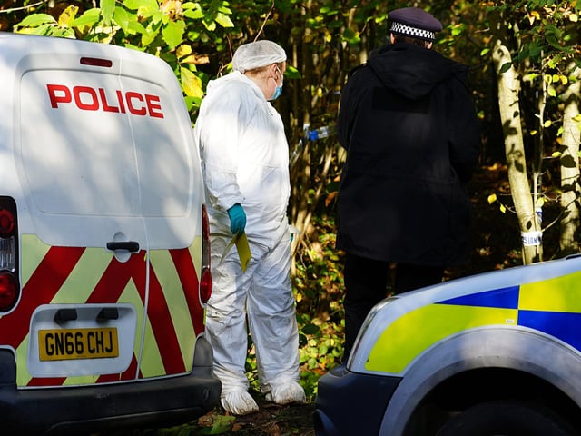 Police at the scene. Picture: Sussex News and Pictures