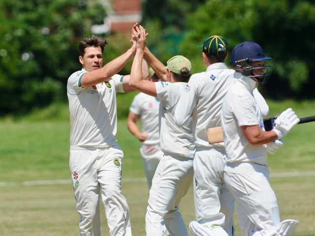 Action from Chippingdale v Broadwater CC in Division 4 West of the Sussex Cricket League