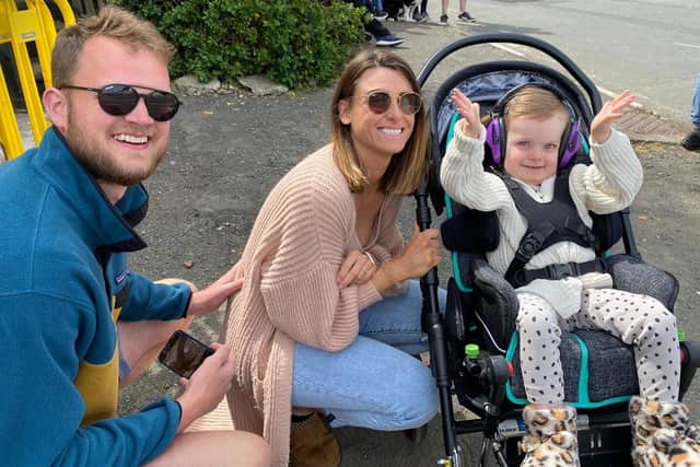 Matt Vince with Sam Poulton and their daughter Luna-Rose Vince