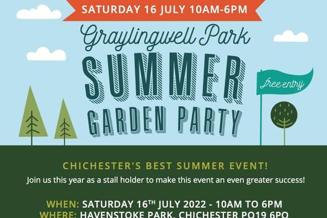 Graylingwell Park is set to host a Summer Street Party on Saturday, July 16.