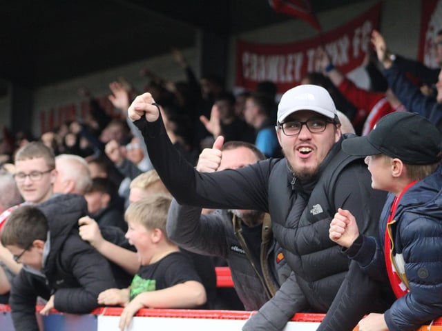 Crawley Town v Mansfield Town in October