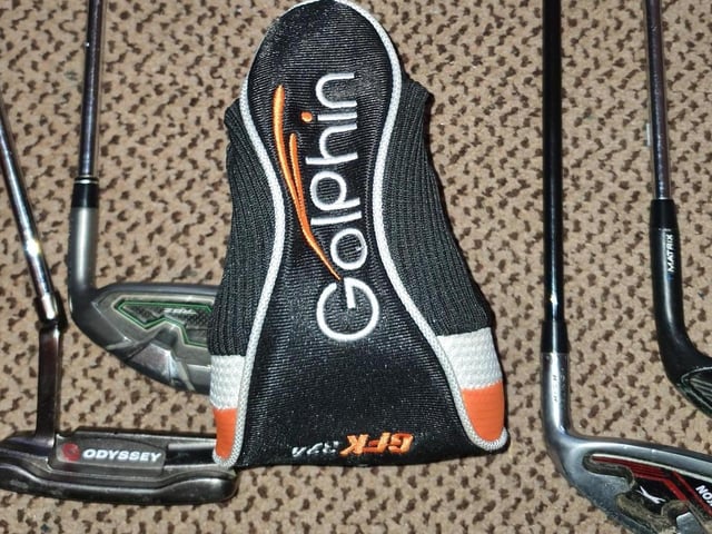 Golf clubs and bikes have been found at an address in Crawley after a man was arrested for burglary