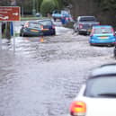 Flooding on Shripney Road over the weekend