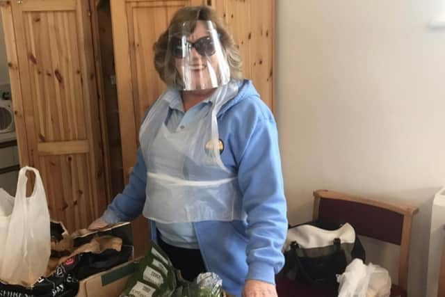 Dawn Penney, 62, volunteers at Freedom Church foodbank. She has revealed the dire situation that many elderly and disadvantaged people have found themselves in due to the cost of living crisis.