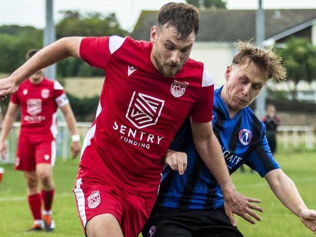 Seaford v Dorking Wanderers B in the SCFL Division 1