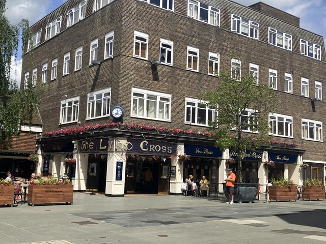 Dave Smith said: "Lynd Cross." The Lynd Cross is in Bishopric, Horsham.