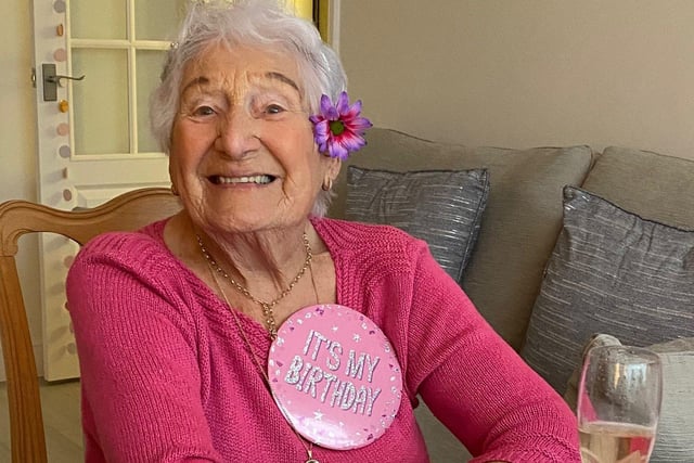 Crawley resident Joan Izzard celebrates her 100th birthday on Wednesday, February 7.