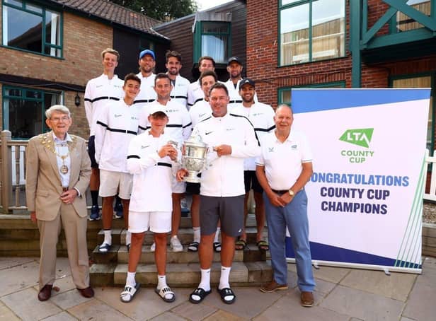 2021 County Cup winners. Picture from Visit Eastbourne