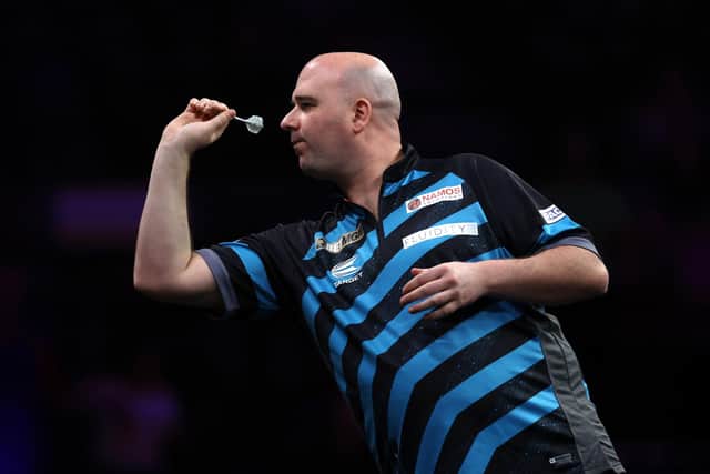 Rob Cross in action. (Photo by Charlie Crowhurst/Getty Images)