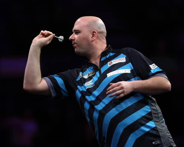 Rob Cross in action. (Photo by Charlie Crowhurst/Getty Images)