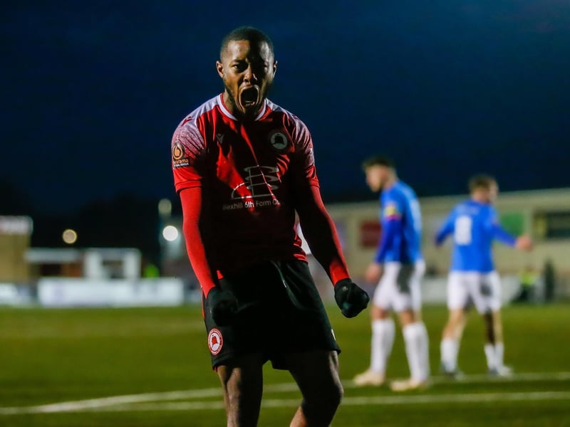 Action from Eastbourne Borough's 2-1 FA Trophy third round defeat at home to Bracknell Town