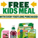 Subway’s popular Kids Eat Free deal will be returning to participating restaurants across the UK for the Easter school holidays, from Monday, March 25 to Sunday, April 14. Photo: Subway