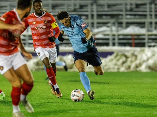 Action from Eastbourne Borough's superb 2-0 National League South win away to leaders Ebbsfleet