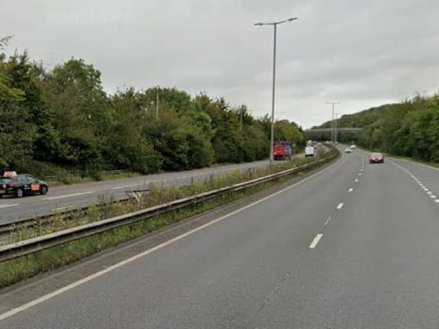 There is heavy traffic between Lewes and Falmer. Photo: Google Street View