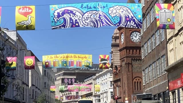 Rosie Apps' banner designs from a previous year
