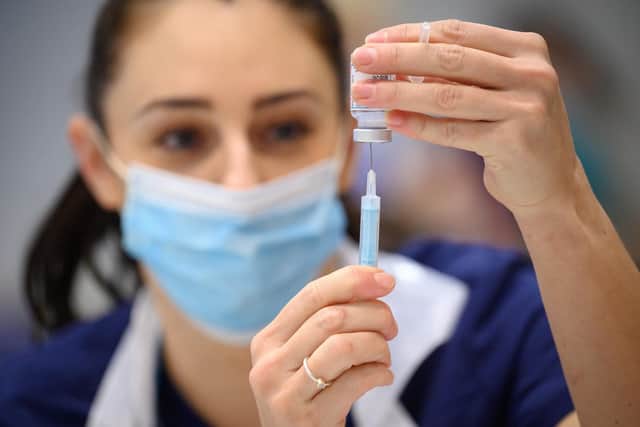 Surgeries offering the booster jab are added to the booking system when they receive a supply of the vaccine (Photo by Leon Neal - WPA Pool/Getty Images)